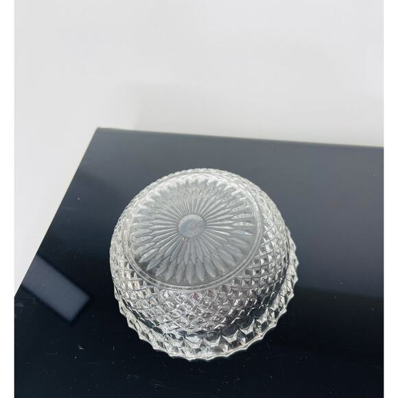 Sugar Bowl Queen Anne Mayell Silver Plated Glass Clear Original Home - Picture 6 of 8